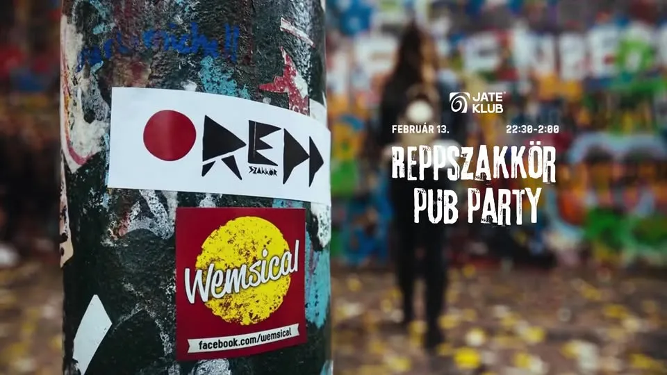 Reppszakkör Pub Party @JATE BAR